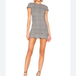 Lovers + Friends Zander Mini Dress by in black and white